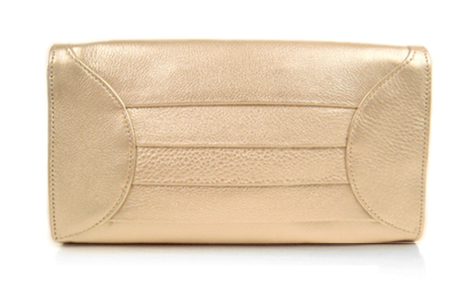 Morgan - Fashionably Late - Gold Genuine Leather
